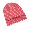 White Line In Coral Urban Inspired Adult Beanie Fits Well with Layered Looks, Morning Coffee Walks, Or Creative Spaces with Artistic Vibes