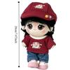 Dress Up 20cm Cotton Doll Clothes Hoodie 20cm Doll Flower Dress  Cotton Doll Accessories