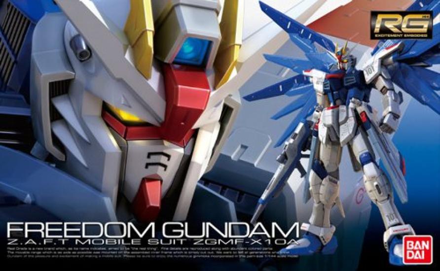 RG Mobile Suit Gundam SEED Freedom Gundam Scale Plastic Model ZGMF-X10A 1/144 Color-coded