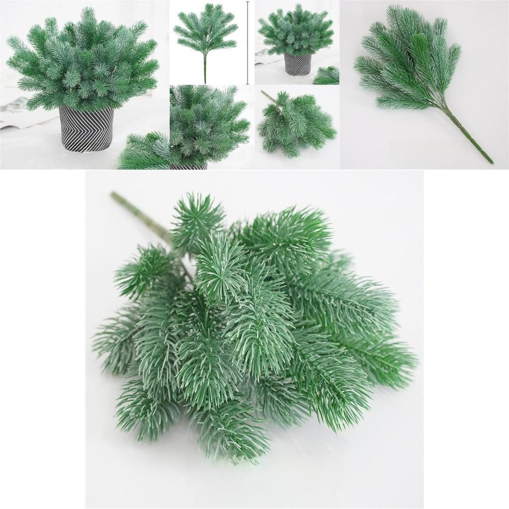 Festive Artificial Pine Needles For Wreaths With Handcrafted Plastic Conifers For Interior Decoration
