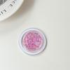 Small Butterfly Sequined Laser Round Mobile Phone Airbag Holder Magnetic Telescopic Ring Internet Celebrity Gift Women'S Portable