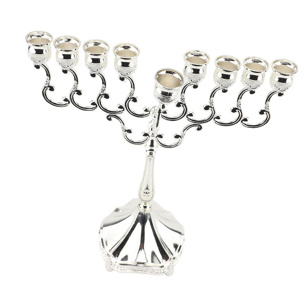Candle Holder 9 Branches Alloy Vintage Decorative Candlestick Holder for Weddings