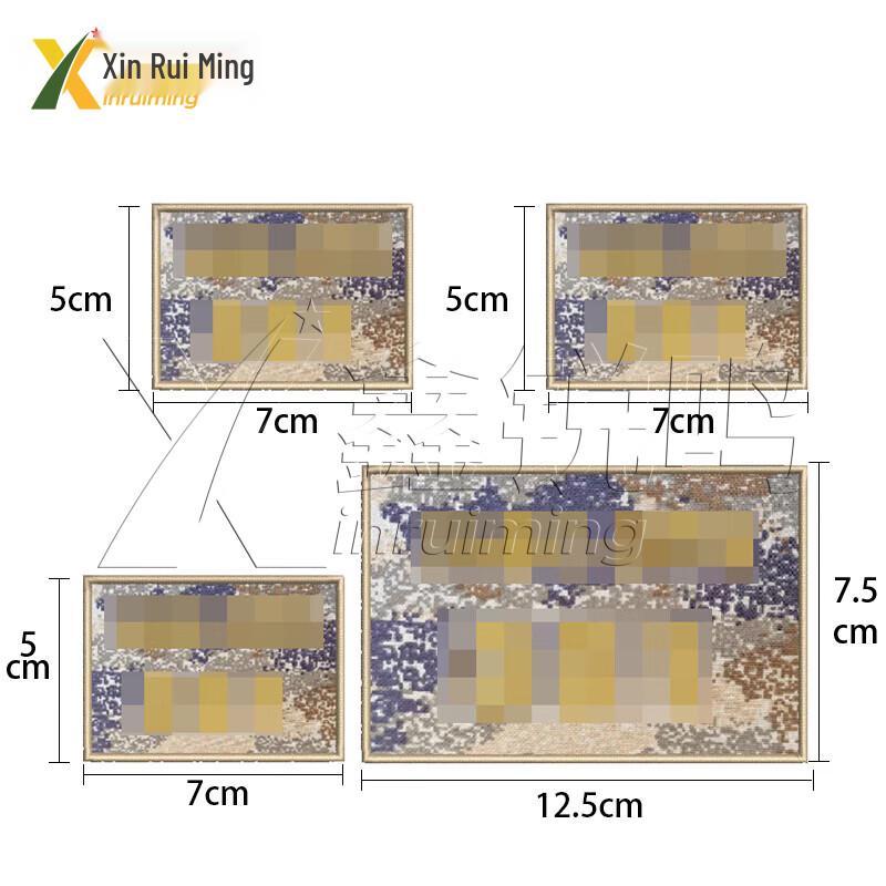 Custom Military-Style Velcro Patch Set