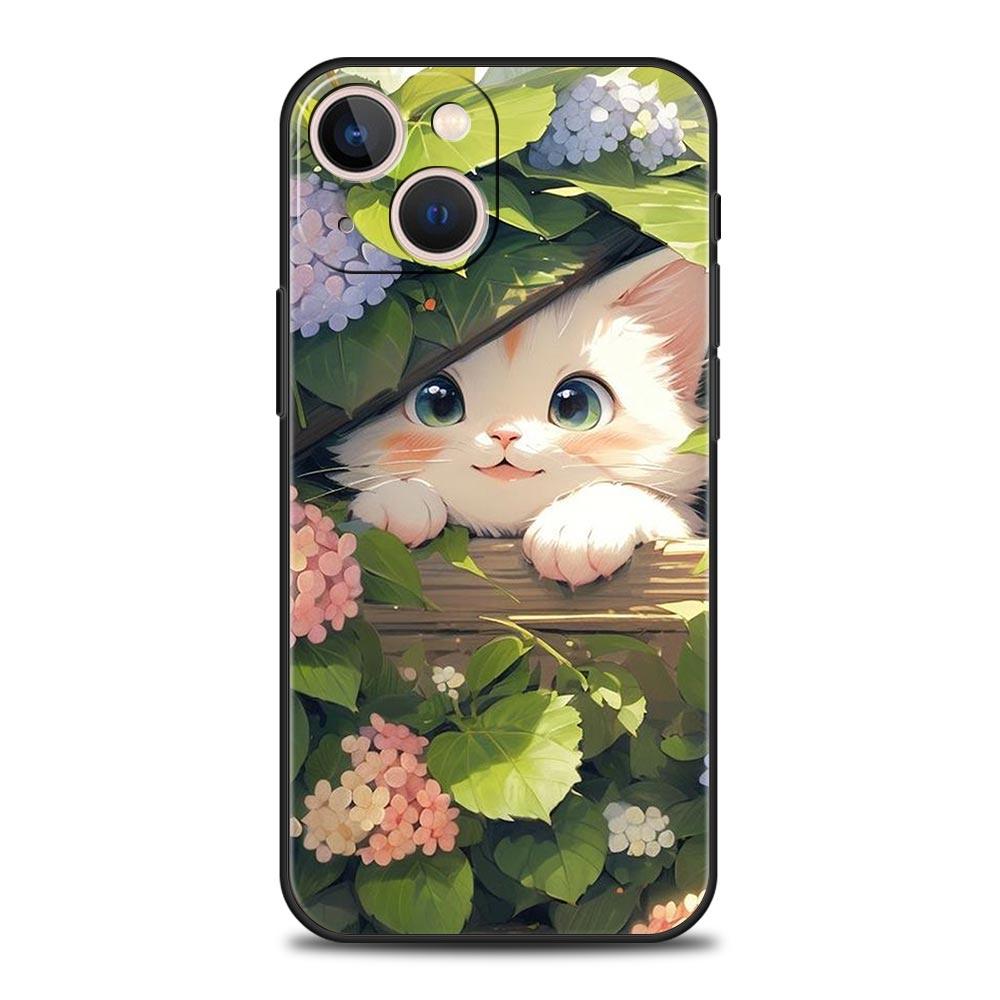 Daily Life of Cute Cats Phone Case For iPhone 16e 15 14 13 12 11 Pro Max XS X XR SE 7 8 Plus Shell iPhone 16 Soft TPU Cover