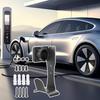 Electric Car Charger Holder Wall Mount Stainless Steel Wall Mount Auto Supplies EV Charger Stand For Home Camping Daily