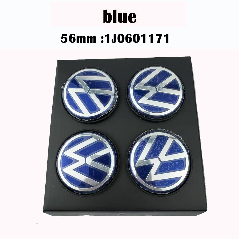 2026 New 4pcs 56mm 65mm VW floating Car Wheel Center Caps Hubcap Cover for VW Jetta MK5 Golf Passat styling CC Golf 3B7601171 1J0601171