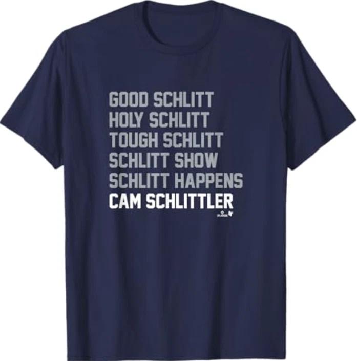 Cam Schlittler - Schlitt List - New York Baseball T-Shirt 3XL