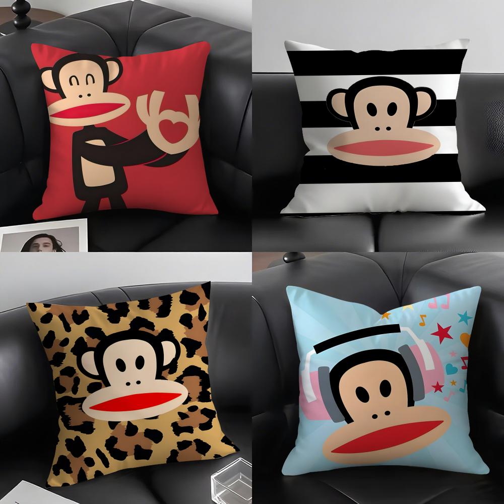 PPaul FFrank Cartoon Cushion Cover Pillowcase Ultra Soft Skin Friendly Fabric Cloud Like Comfort Concealed Zipper