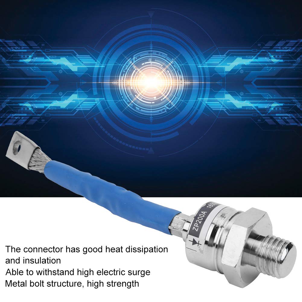 Rectifier Diode, 200A 1600V Spiral Rectifier Diode, Industrial Electrical Accessories, Machine Tool Control Connectors, Good Heat