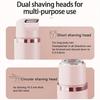 Electric Razors Shaver ,Bikini Trimmer For Women,2 In 1 Wet & Dry Electric Waterproof Razor Shaver, USB Rechargeable Dual Head Shaver