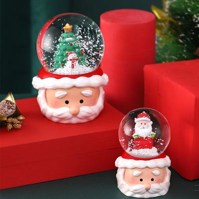 Kryształowa Kula Świąteczna Kula Śnieżna Ornament Doskonały Materiał Szerokie Zastosowanie Dekoracja na Baby Shower Święto Dziękczynienia Prezent Świąteczny