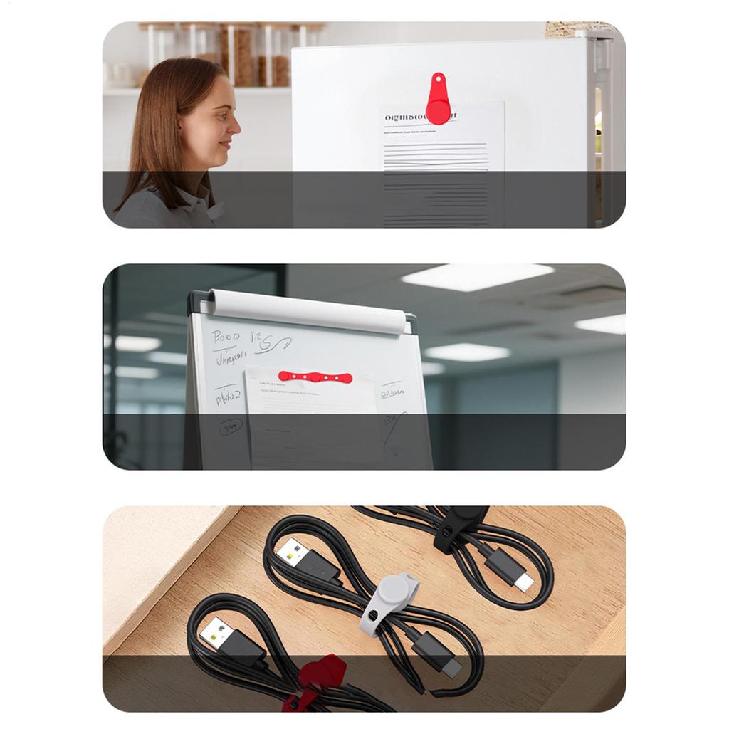 Air Fryer Magnets Silicone Air Fryer Magnetic Buckle for Parchment Paper Safe Airfryer Fixing Supplies for Kitchen Home Form