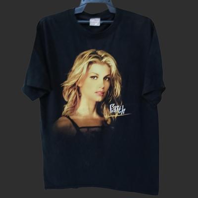 Vintage Y2K Faith Hill American Singer Actress Black Large T Shirt Faith Hill Concert Tour Country Music Solo Singer Size L