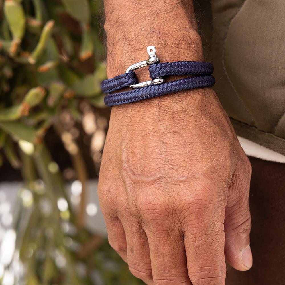 Pig&Hen Salty Steve Bracelet - Navy