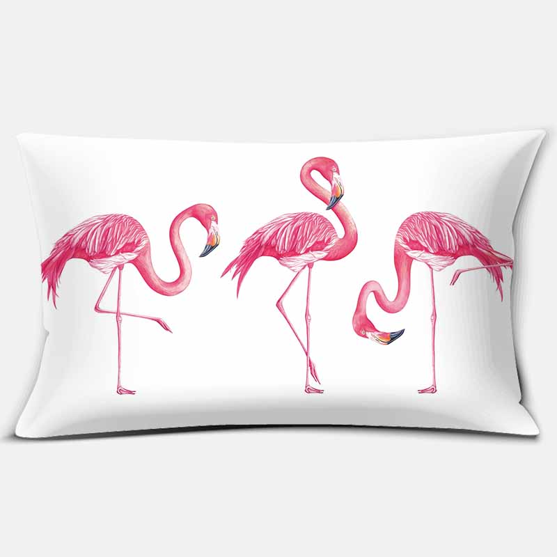 Fashion Plant Flamingo Home Decoration Sofa samochodowa Poszewka na poduszkę 30cm * 50cm
