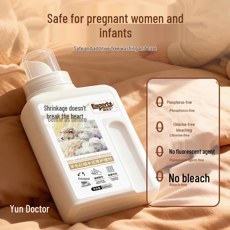 Wool & Cashmere Sweater Restoration Detergent: Restore Fluffiness & Reduce Shrinkage