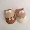 Empty Top Bow Straw Hat Korean Visor Cap Fashion Baby Straw Caps  5-36 Months