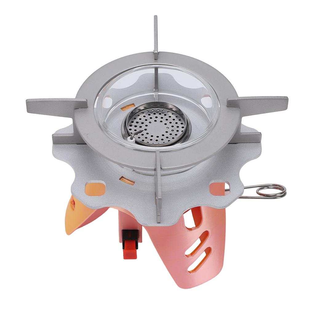 Backpacking Stove Multifunctional Windproof Camp Gas Stove with Piezo Ignition for Picnic Travel
