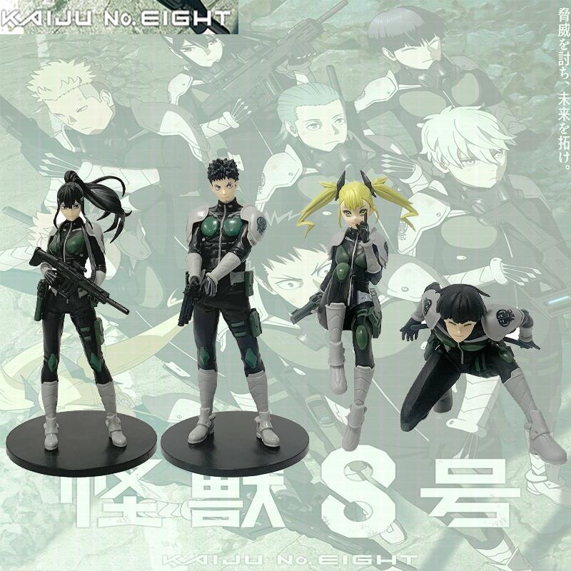 8/19cmAnime Figurine Kaiju No. 8 Soshiro Hoshina Kikoru Shinomiya Action Model Pvc Toy Collection Desktop Accessories Gift