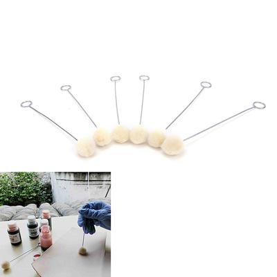 30Pcs Leder Werkzeug Zubehör Wolle Daubers Unterstützt Färben Wolle Ball Pinsel