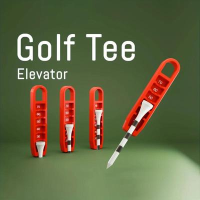 1 Stück Kreativer Golfball-Sitz-Erhöher 3D-gedrucktes Ornament Für Golf-Enthusiasten Outdoor-Sportzubehör Golf-Sitzlifter