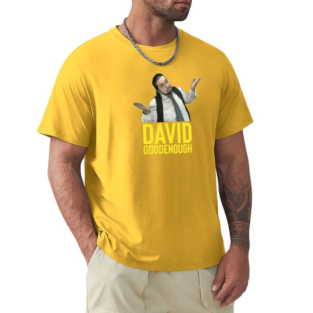 Attic Player  JdG David Goodenough TShirt Blacks Shirts Graphic Tees Customs T Shirts for Men