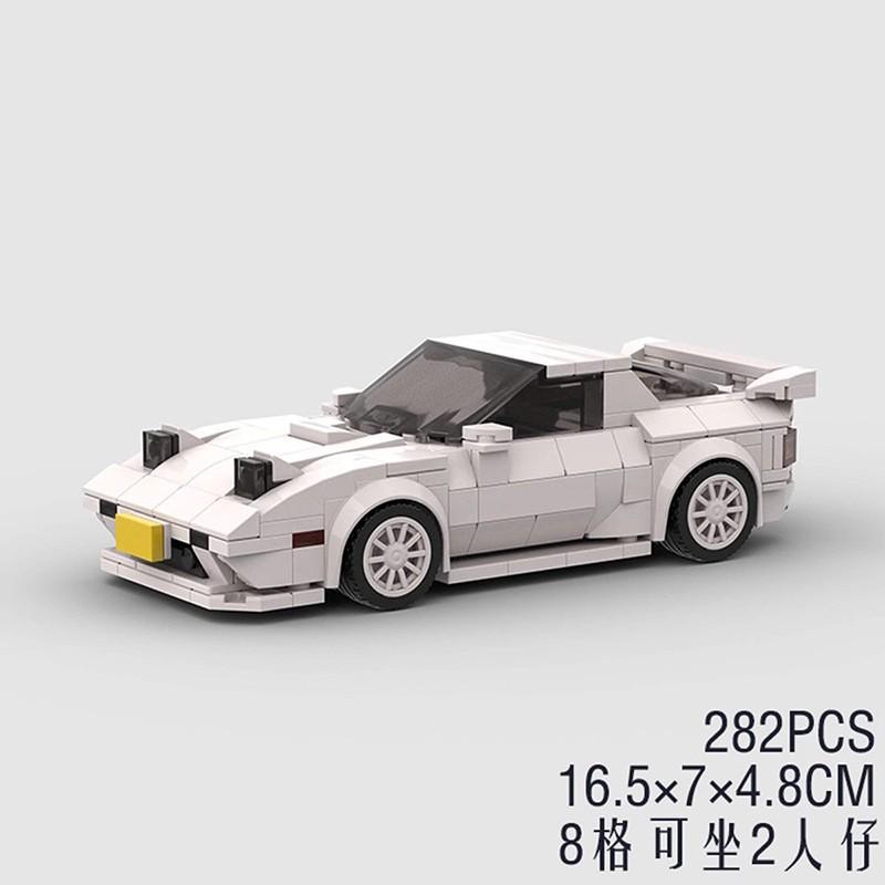 Конструктор MOC 8-ступенчатая модель гоночного автомобиля RX7, детали для самостоятельной сборки, игрушка, подарок для мальчиков