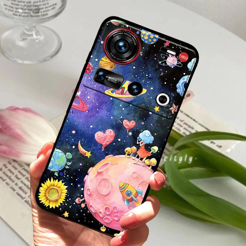 For ZTE Nubia Z70 Ultra 5G Case NX733J Shockproof Soft TPU Silicone Phone Cover For ZTE Nubia Z60S Pro 5G Z50S Pro Bumper Fundas