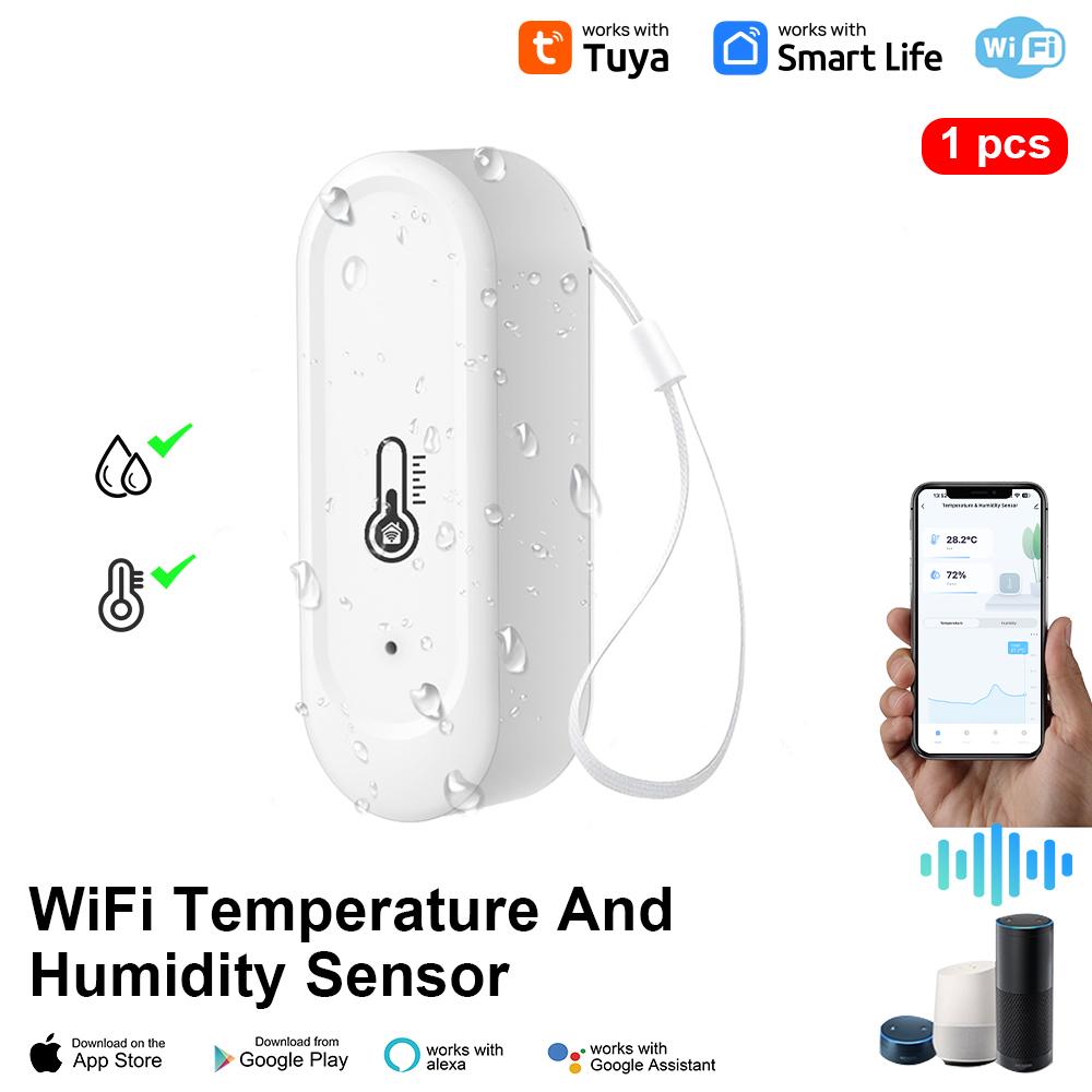 WIFI Temperatūras un Mitruma Sensors IP65