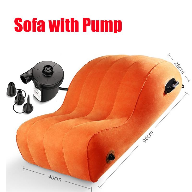 Sextoys Sex Chair Sofa Bed  Furniture Sextoy Bondage Tantra Inflatable Armchair Erotic Couple Adults Sexual Pillow Sexo Toys