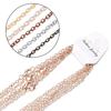 6pcs 45cm Metal Link Chain Iron Cross Chains With Lobster Clasp For Jewelry Making DIY Bracelets Necklace Accessories Wholesale