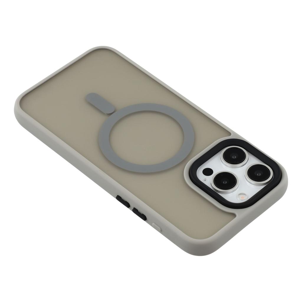 Etui na iPhone 12 Pro Max Kompatybilne z MagSafe Pokrowiec na telefon z PC+TPU o fakturze skóry
