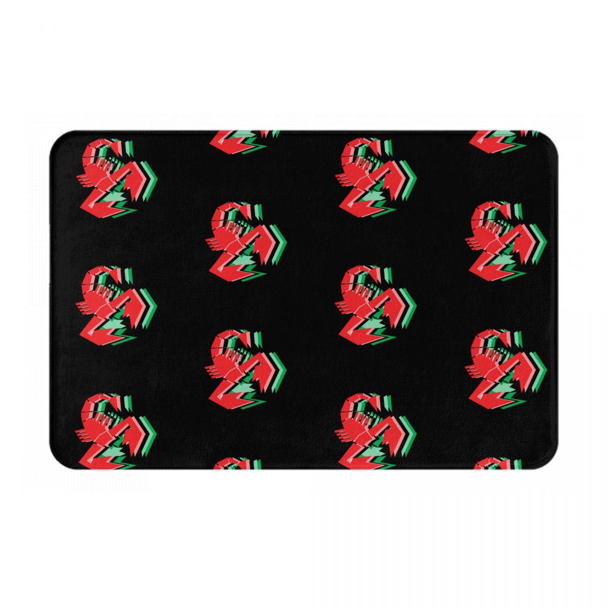 Abarth Automobiel Antislip Deurmat Vloermat Kussen Tapijt Vloerkleed voor Keuken Entree Huis Balkon Voetmat Matten 60x40 cm