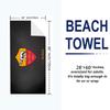 AS Roma Print Beach Towel, Large Soft Quick Dry Towel for Beach Camping Swimming