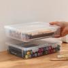 Large Capacity Pencil Case Transparent Plastic Notebook Sketch Marker Colored Lead Painting Storage Box, Document Storage Box