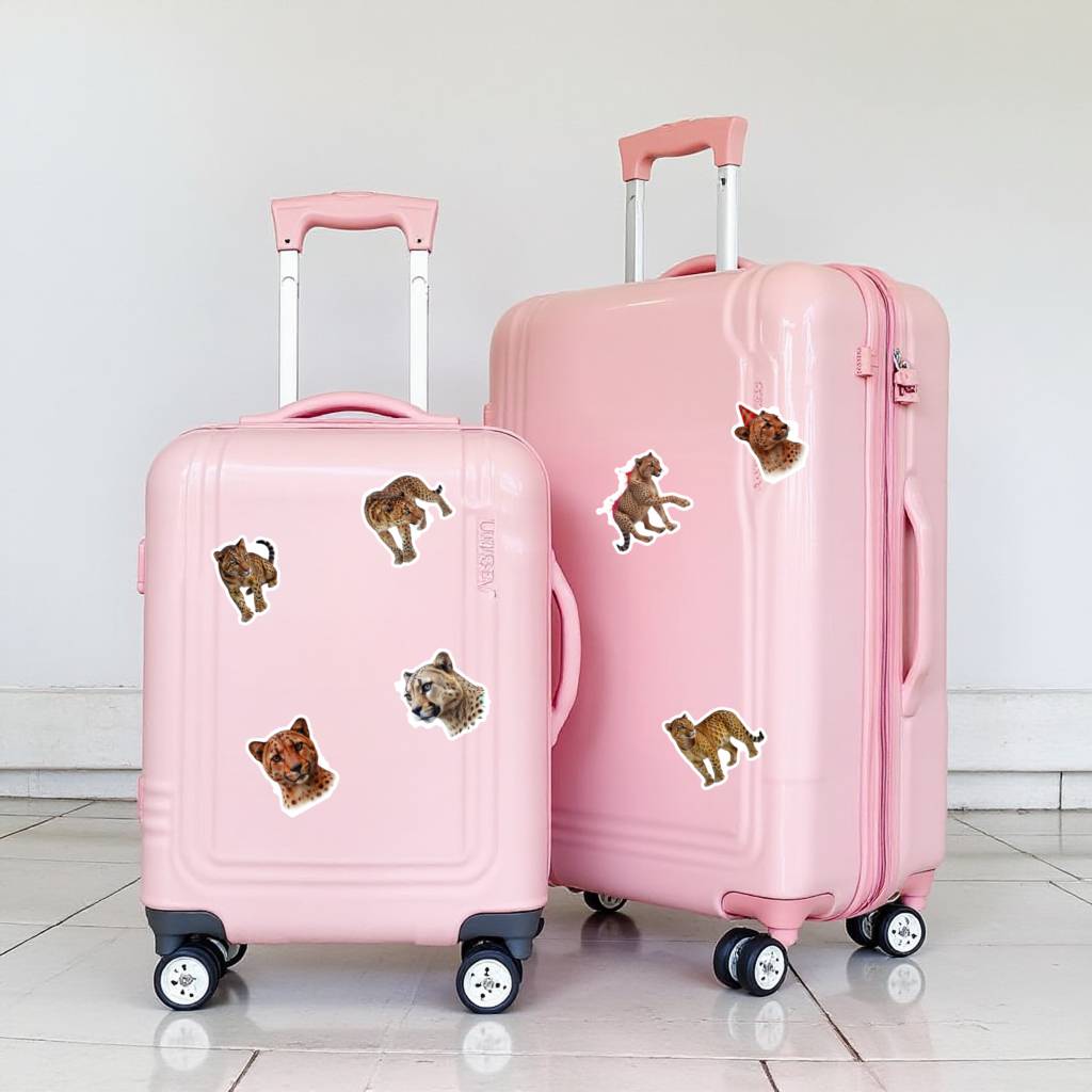 35pcs-70pcs Realistic Wildlife Stickers Party Big Cats Animal Stickers Stickers For Guitar Laptop Helmet Skateboard