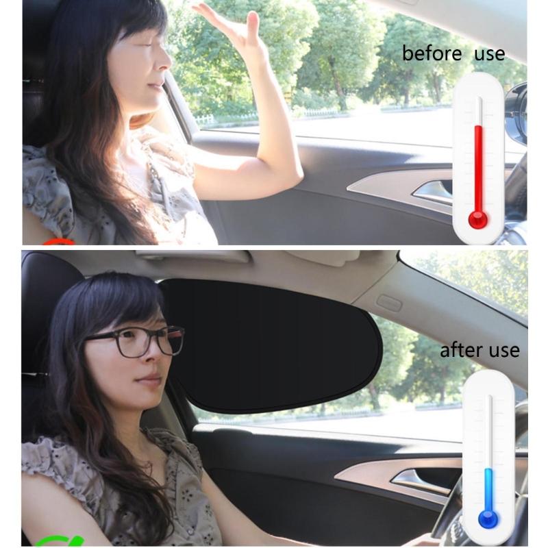 Easy Installation Magnetic For Car Side Window Sun Blocking Oxford Privacy Curtains