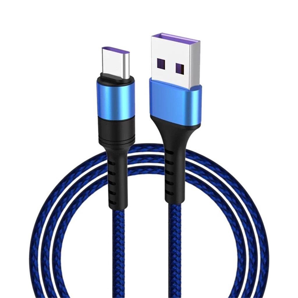 5A High Fast Charge USB 3.0  type C Charging Nylon Cable for  For 