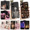 New Fashion Painting Phone Case For Xiaomi Redmi 13 13C 13X Poco C65 Funda Soft Matte Silicone Bow Pattern Cartoon Cat Covers
