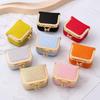 Women'S Mini Jewelry Box Exquisite Kiss Lock Coin Bag Portable Travel Ring Box,Suitable For Storing Earrings,Rings,And Necklaces