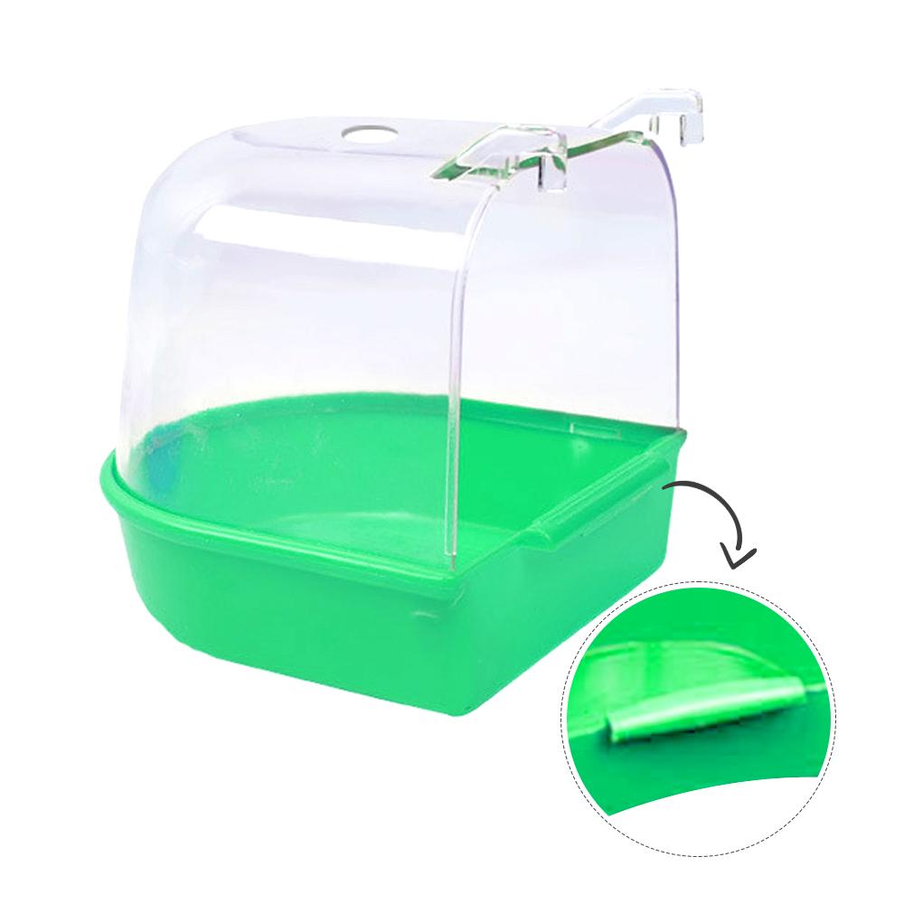 Buy Creative Small Bird Water Bath Tub for Pet Birds Cage Hanging