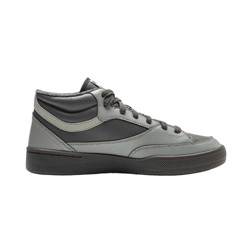 Li Ning Extreme Sports Comfortable Fashion Versatile Non-Slip Wear-Resistant Mid-Top Skate Shoes Unisex Skate Shoes Gray AECU035-1