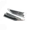 For Toyota Alphard Vellfire 30 Series 2016-    ABS Chrome Shark Gill Trim Strip Special Leaf Plate Bright Strip