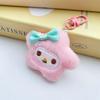 Pink Rabbit Plush Keychain - Cute Cartoon Doll Pendant Gift