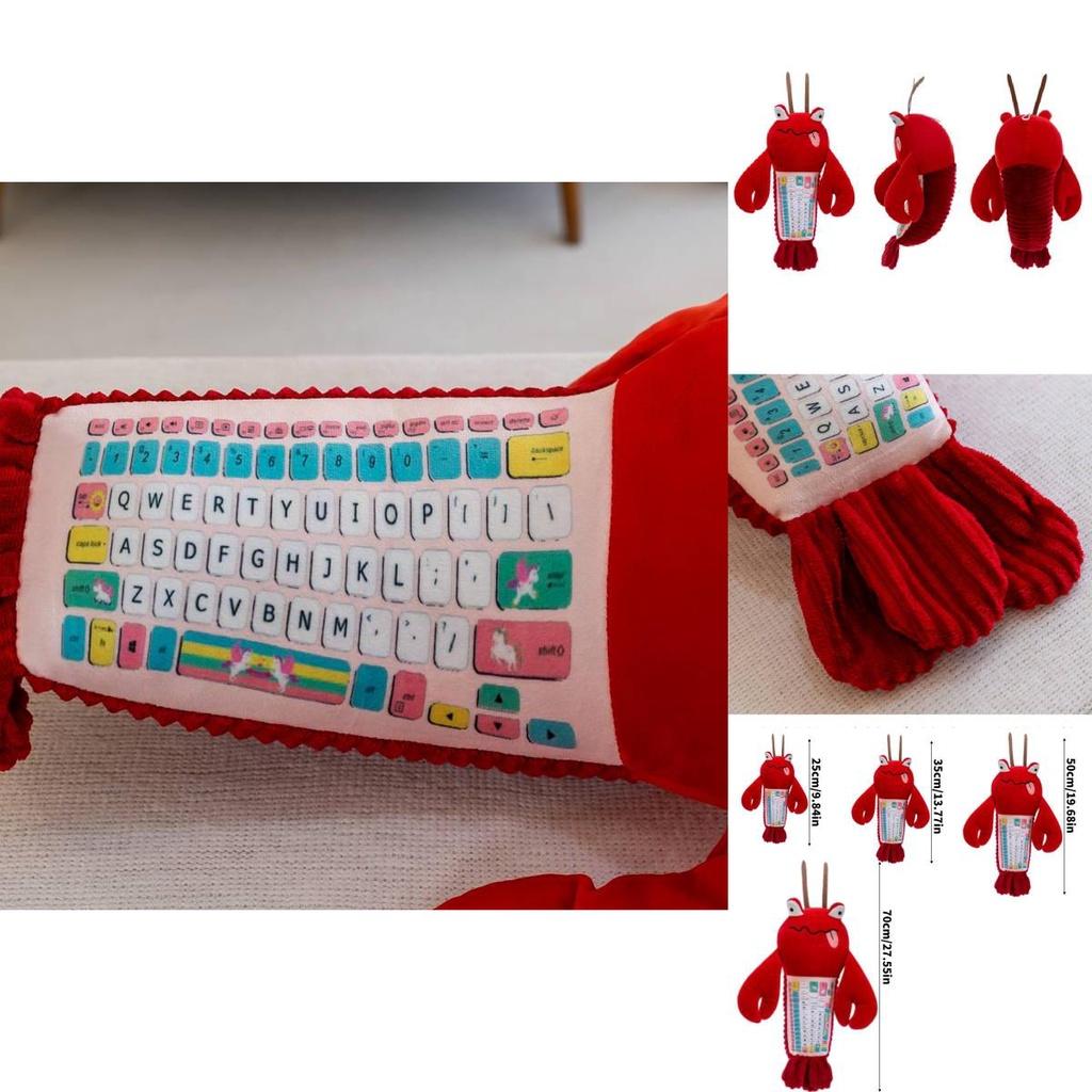 Keyboard Warrior Plüschtier Roter Hummer Stofftier Für Kinder Und Erwachsene