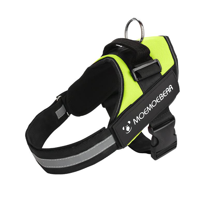 Reflective Dog Harness Pet Vest Puppy Lead Oxford Puppy Outdoor Walking Strap