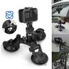 Triple Suction Cup Expansion Adapter Car Mount Holder for DJI Osmo/GoPro Hero 10 9 8 7 6 5