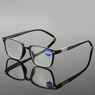 Square Reading-Use Eyeglasses Men Women Retro Full Frame Diopter Glasses Business Optical Farsighted Eyewear +1.0 +1.5 +2.0 +2.5 ~ +4.0