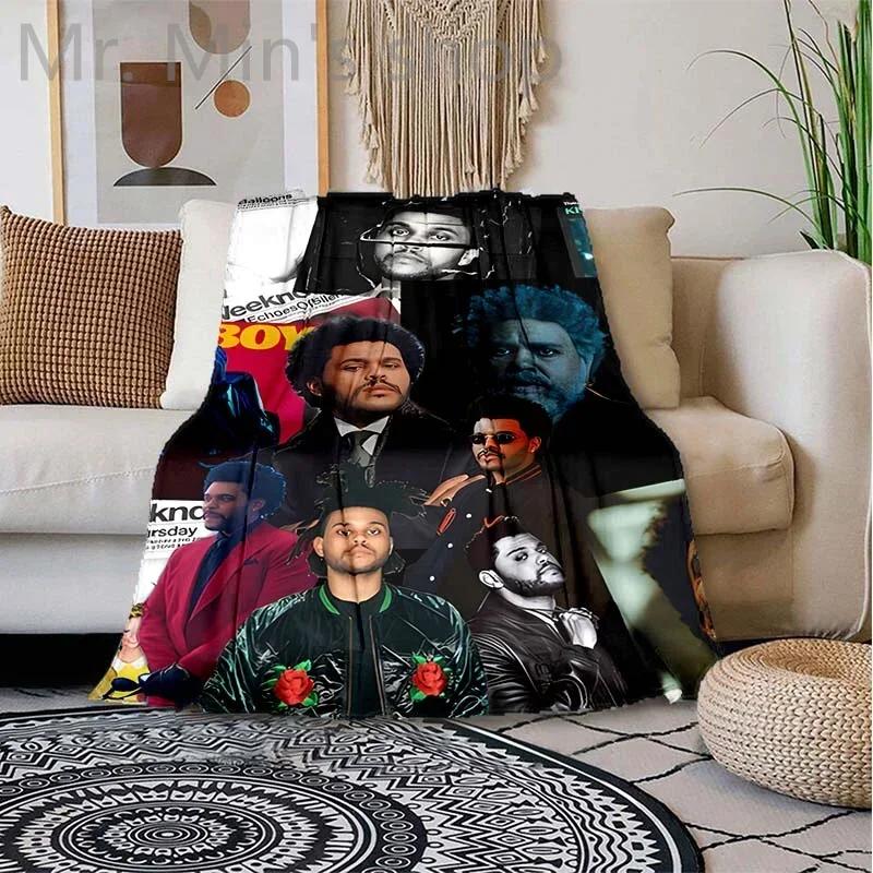 The Weeknd - Manta for the Singer The Weeknd Print Blanket Home travel blanket throw blanket thin blanket Warm blanket