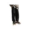 Li Ning CF Su Series Letter Mid Waist Fleece Cuffed Knitted Sports Pants Men Pants Black AKLTB03-1